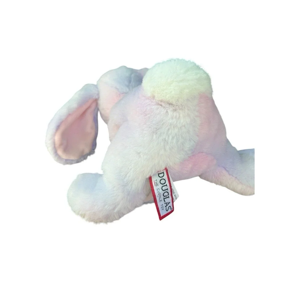 Douglas Toys Dreamie Bunny Soft Plush Stuffed‎ Animal Purple Pink Tie Dye 8